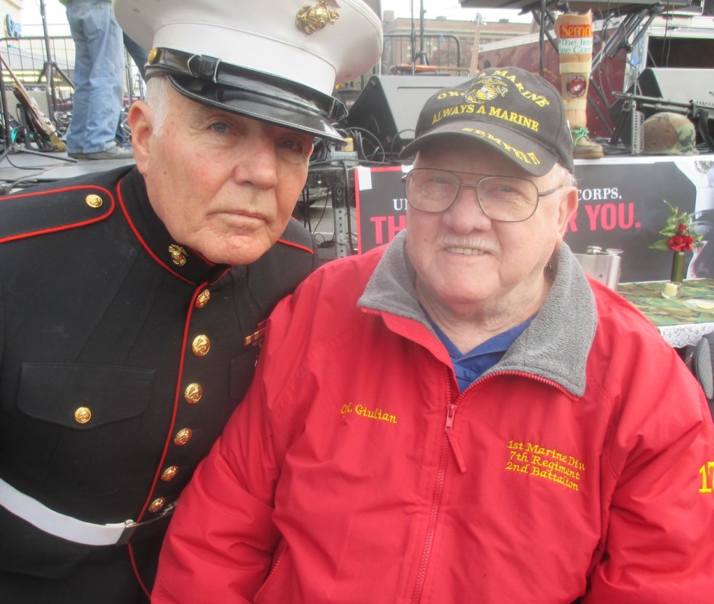 Marine Corps Birthday Pary 2019 Mel Meszaros and Bill Giulian